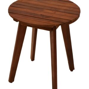 Beistelltisch 40cm rund, Akazie geölt