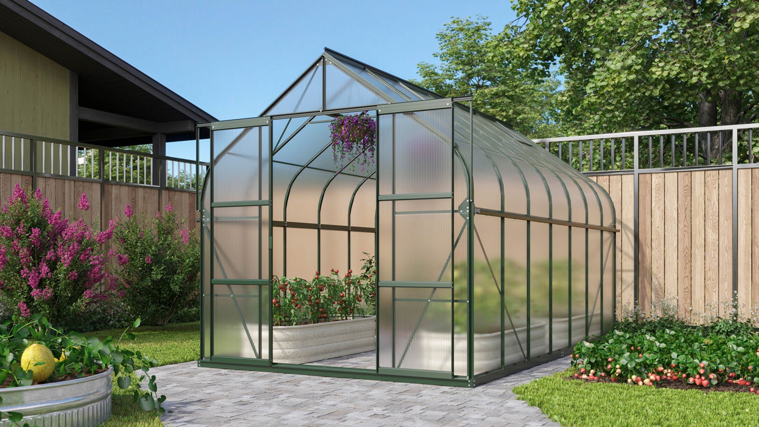 Gewächshaus Dione 11500, inkl. Fundament 1 Gewächshaus Dione 11500, inkl. Fundament