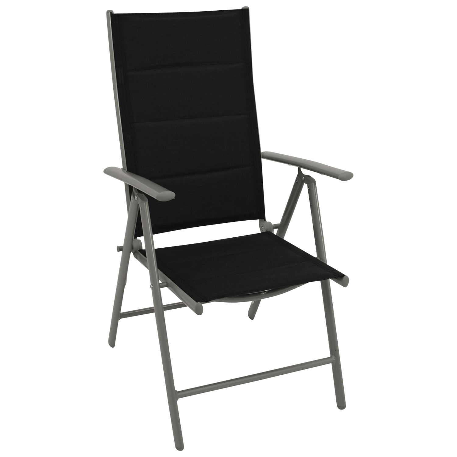 Klappsessel, Aluminium/Textil gepolstert, 4-er Set 1 Klappsessel, Aluminium/Textil gepolstert, 4-er Set