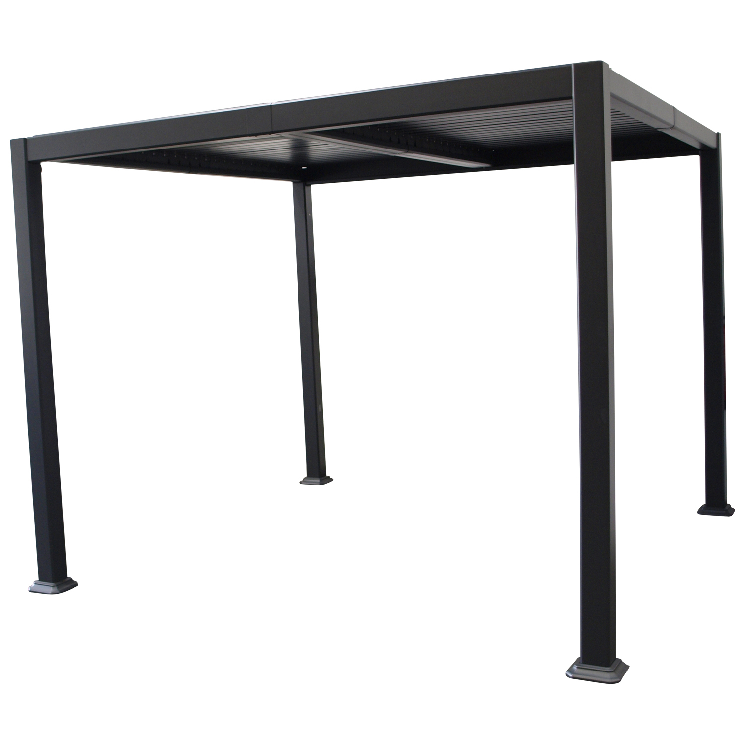 Pavillon BARACOA 3x3m, verstellbare Lamellen, Aluminium 1 Pavillon BARACOA 3x3m, verstellbare Lamellen, Aluminium