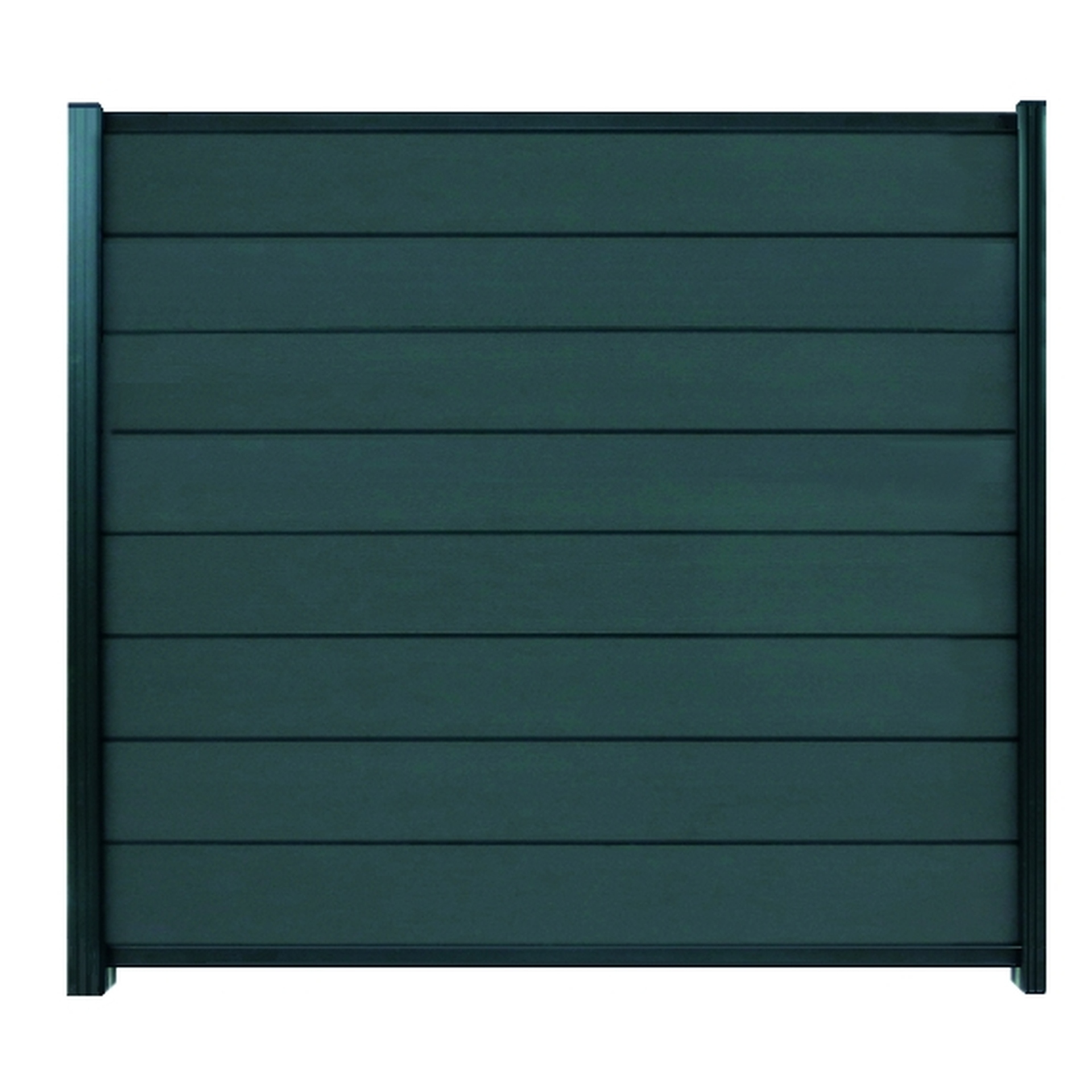 2778677 gotland serie wpc steckzaunsystem zaunset fuer ein zaunfeld