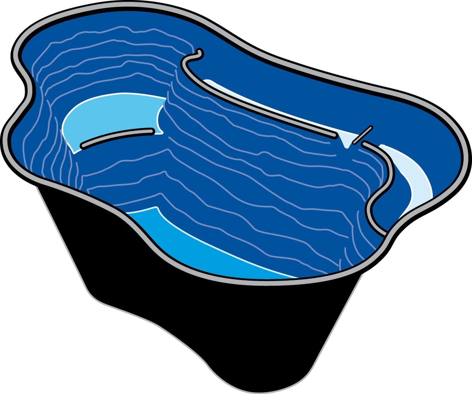 Gartenteich PE Calmus SII 1 Gartenteich PE Calmus SII