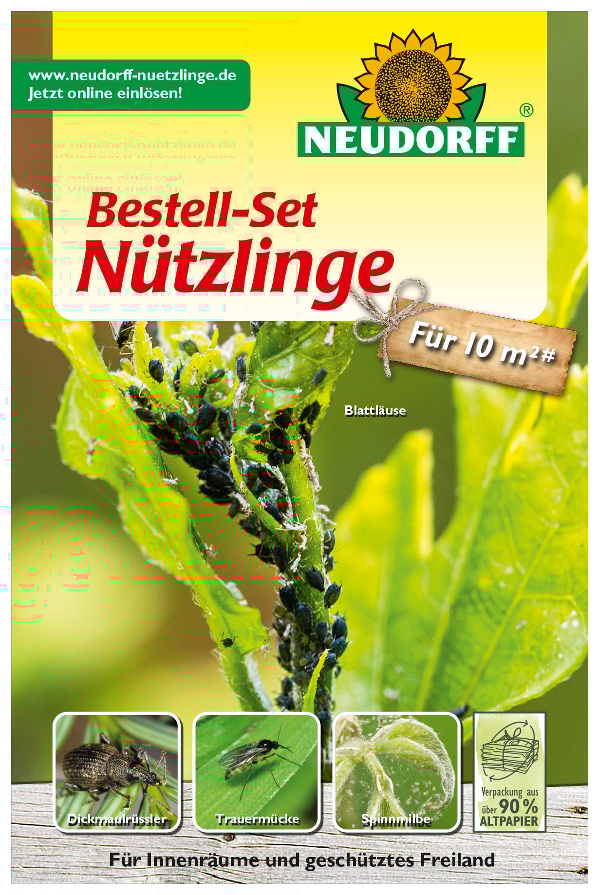 Bestell-Set Nützlinge gegen Schadinsekten 1 Bestell-Set Nützlinge gegen Schadinsekten