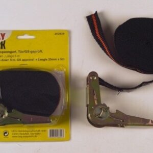 Ratschenspanngurt, 5 m Länge, 25mm Breit