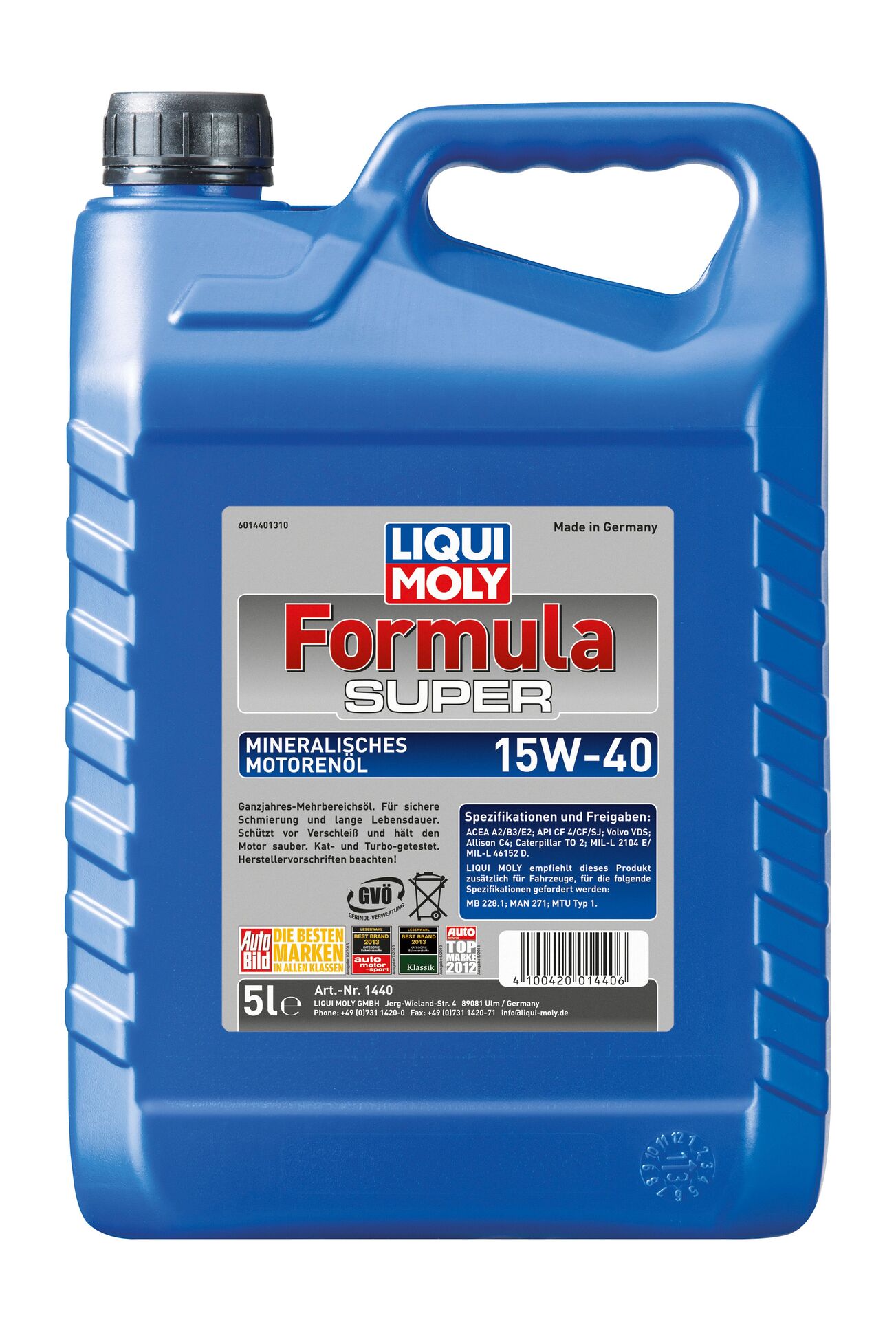 Motoröl Formula Super 15 W-40 1 Motoröl Formula Super 15 W-40