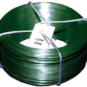 Drahtspinne PVC grün 1,4/0,9 mm x 50 m