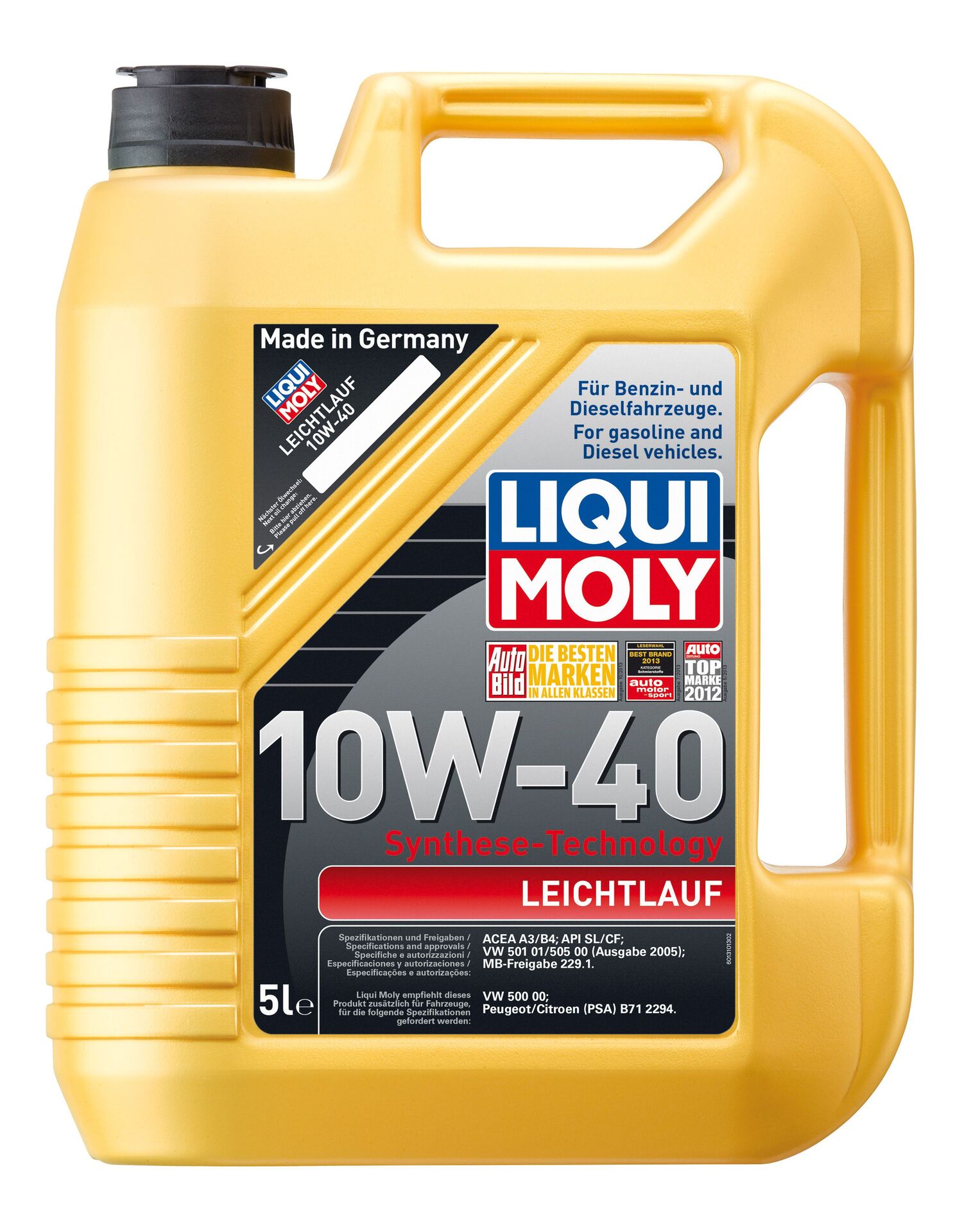 Leichtlauf Motorenöl 10 W-40 1 Leichtlauf Motorenöl 10 W-40