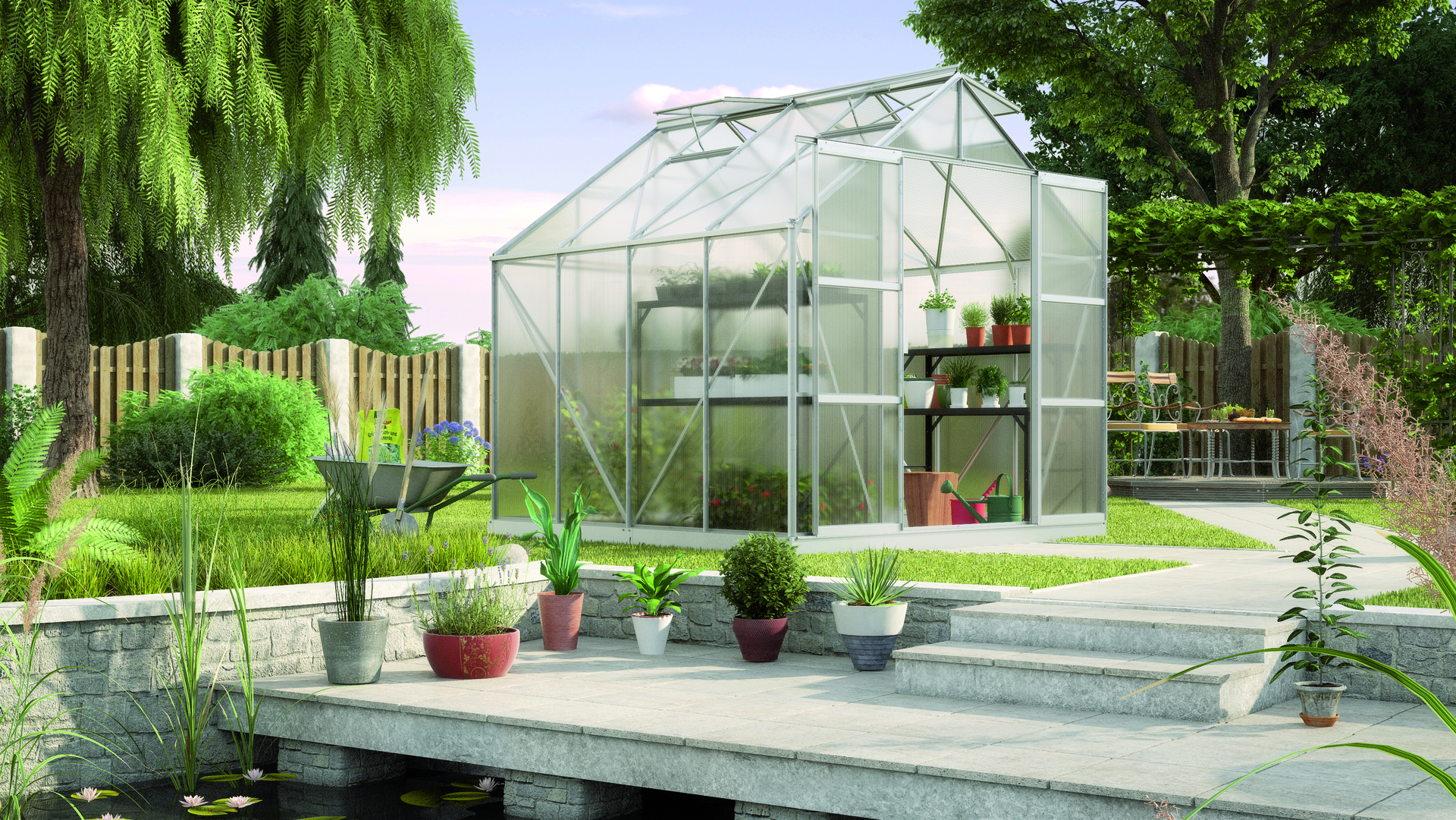 Gewächshaus Uranus 6700 1 Gewächshaus Uranus 6700