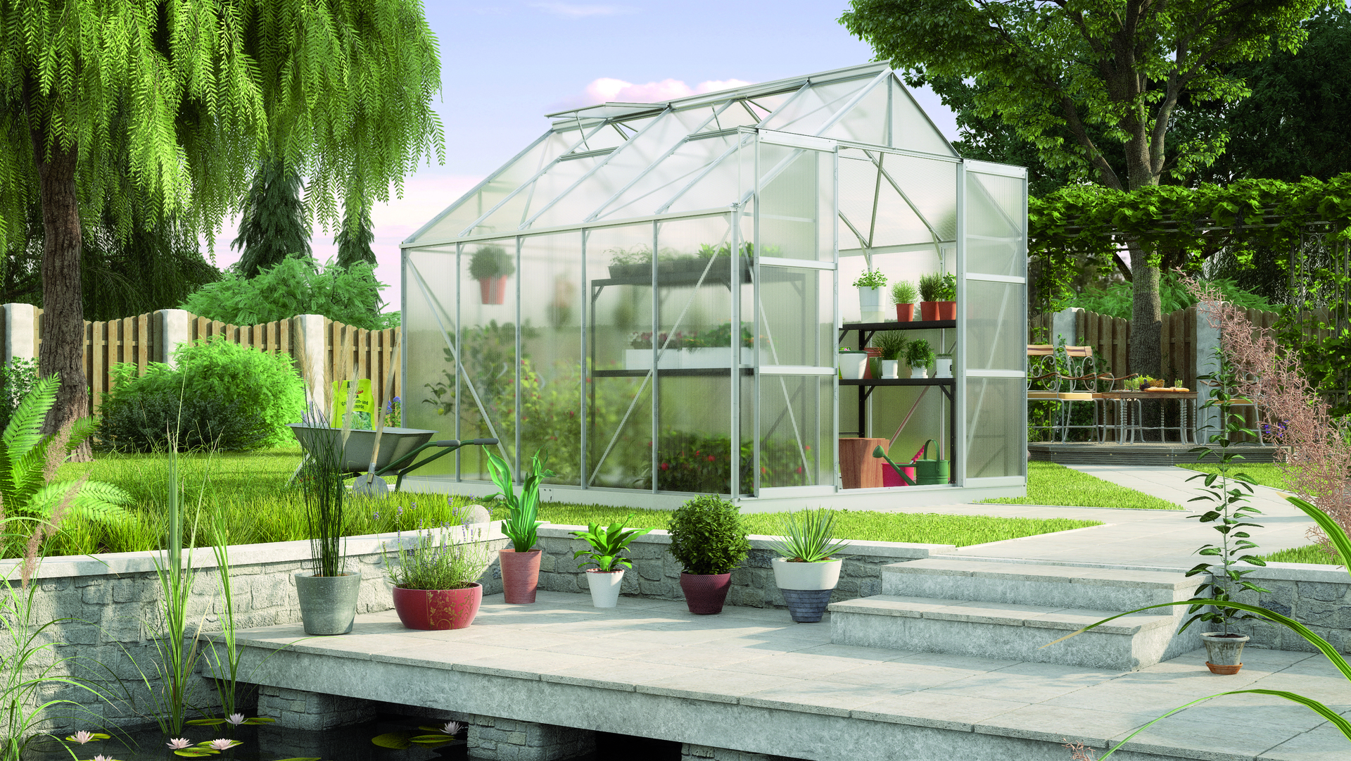 Gewächshaus Uranus 8300 1 Gewächshaus Uranus 8300