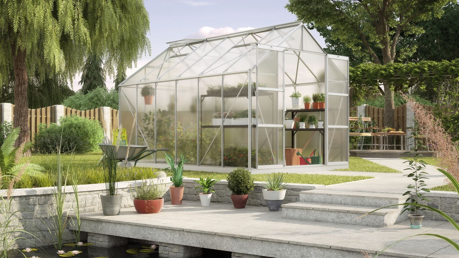 Gewächshaus Uranus 9900 1 Gewächshaus Uranus 9900