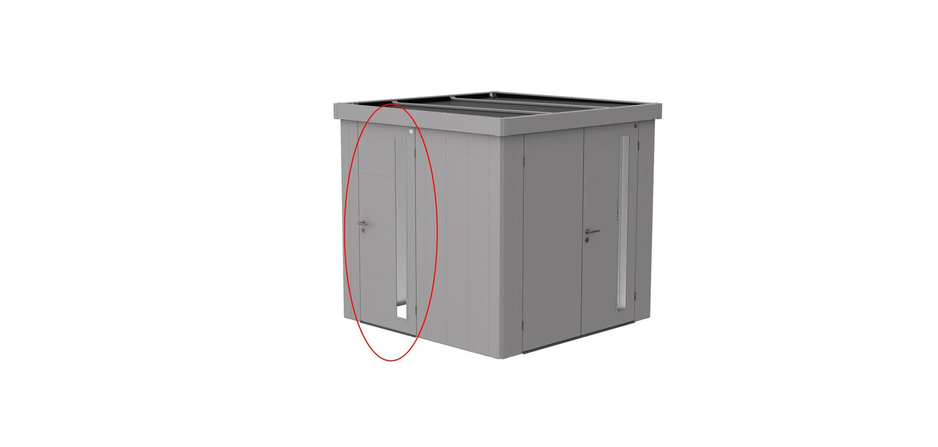 Zusatztür Gerätehaus Neo 1 Zusatztür Gerätehaus Neo