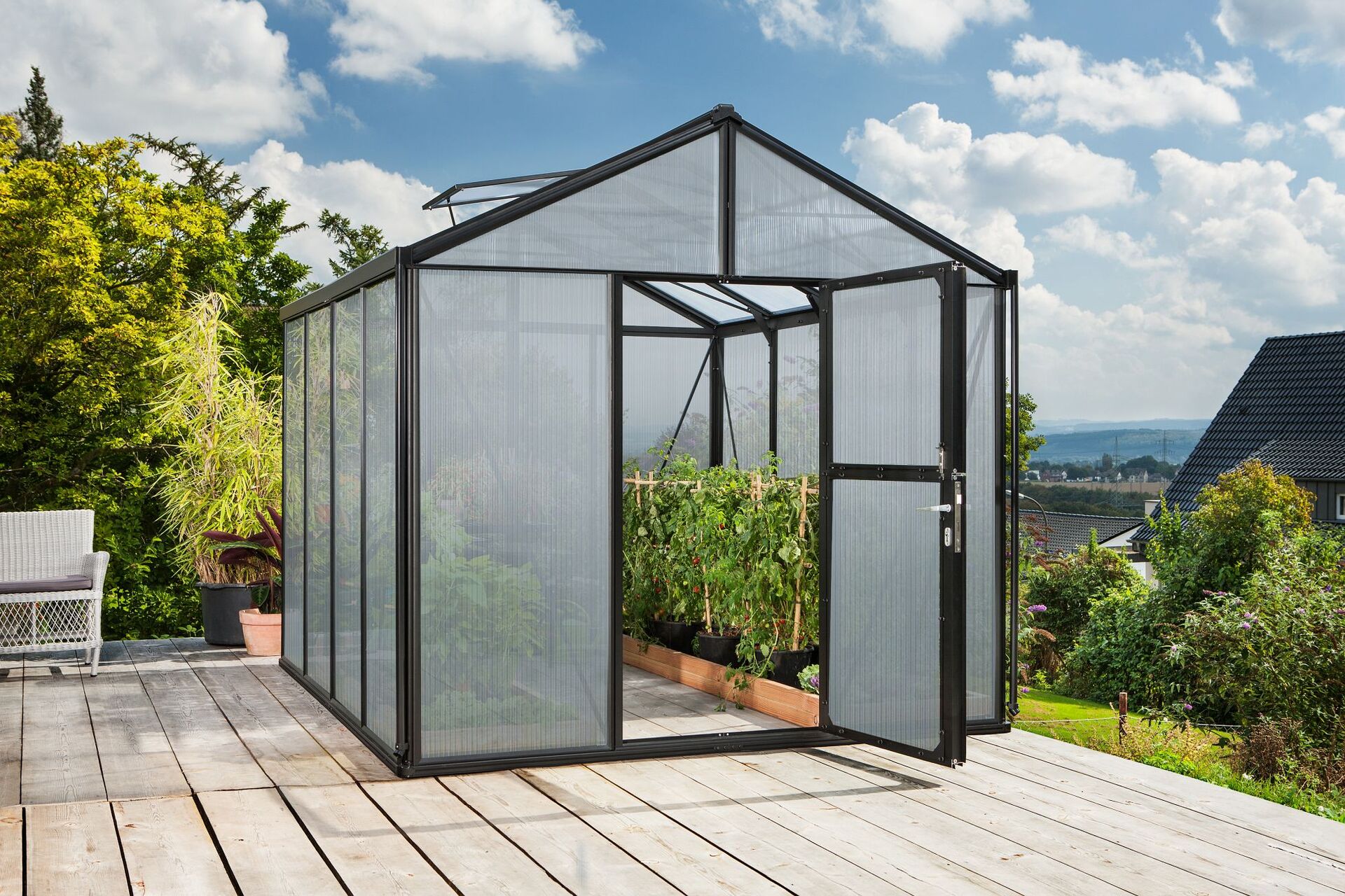 Gewächshaus Zeus 8100 1 Gewächshaus Zeus 8100
