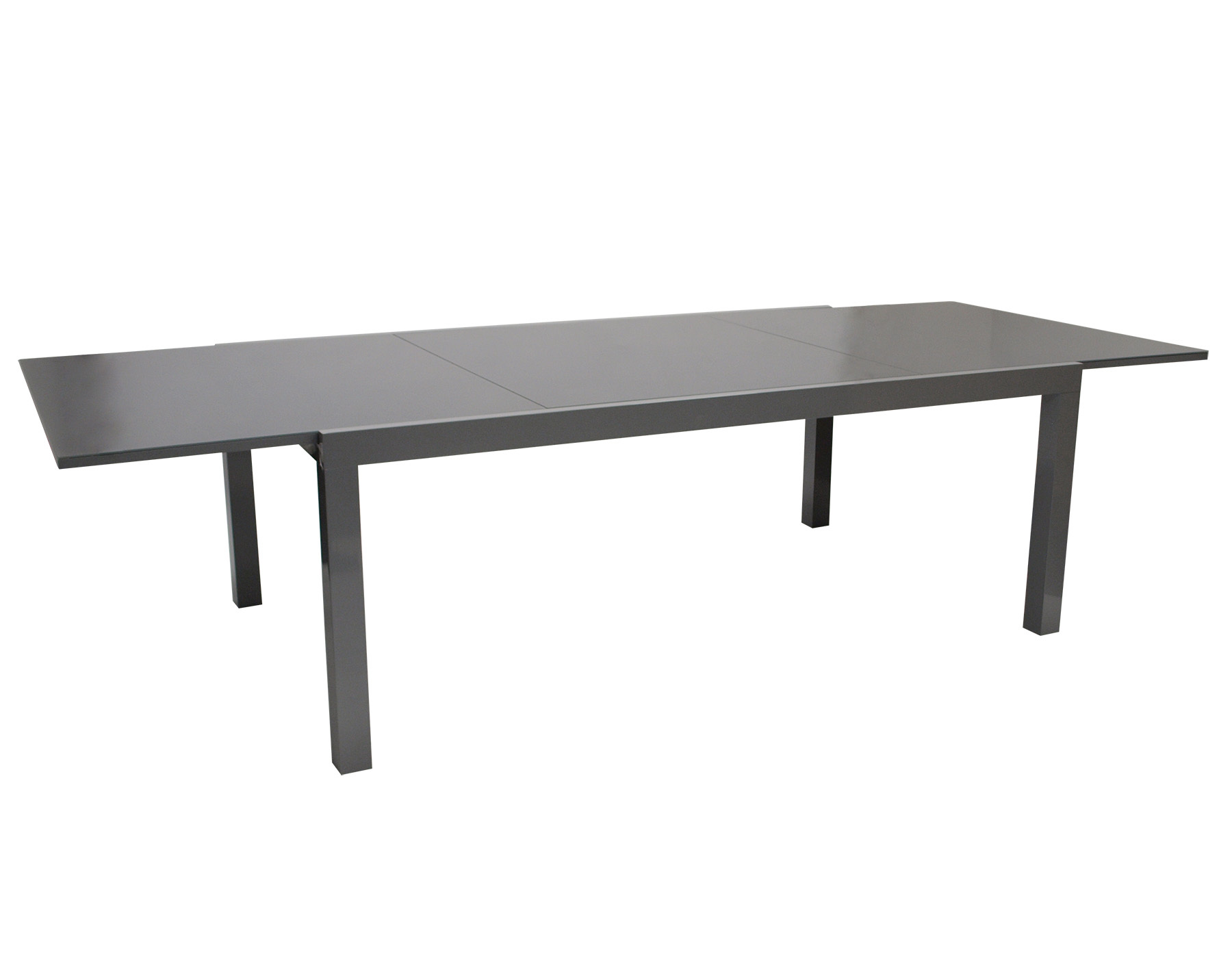 Ausziehtisch 180-240x100cm, silbergrau 1 Ausziehtisch 180-240x100cm, silbergrau