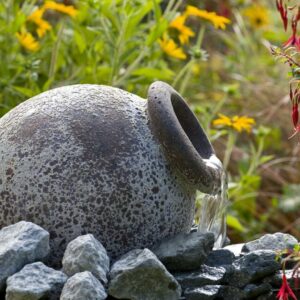 Wasserspiel Orange, 21 x 31 x 26cm