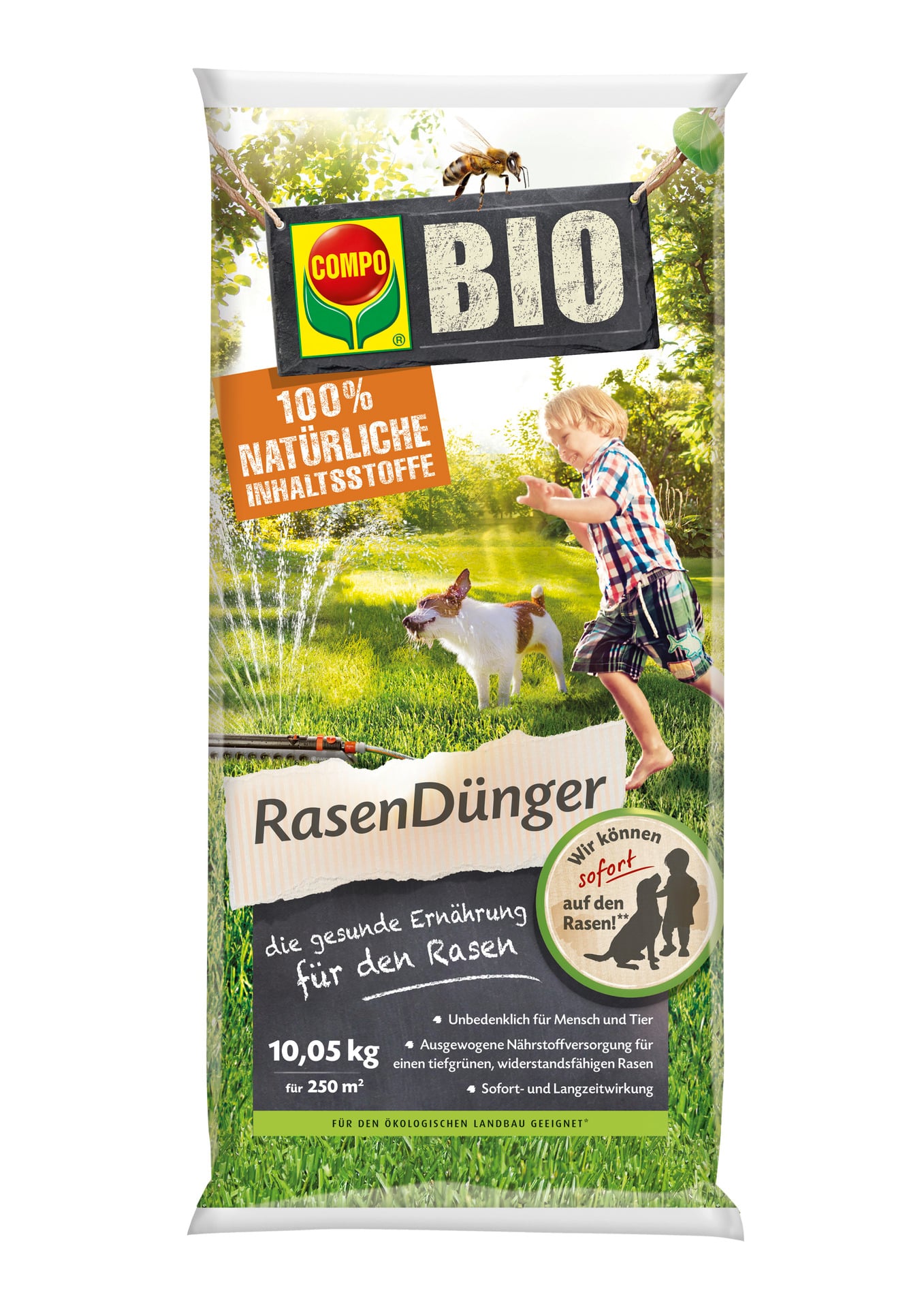 Bio Rasendünger 10,05 kg für 250 m² 1 Bio Rasendünger 10,05 kg für 250 m²