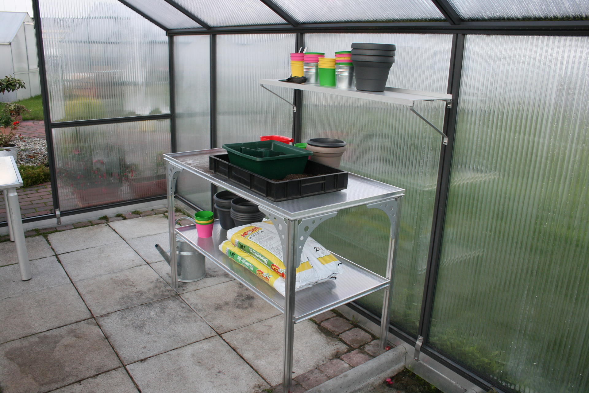 Universal Aluminium Tisch, freistehend 1 Universal Aluminium Tisch, freistehend