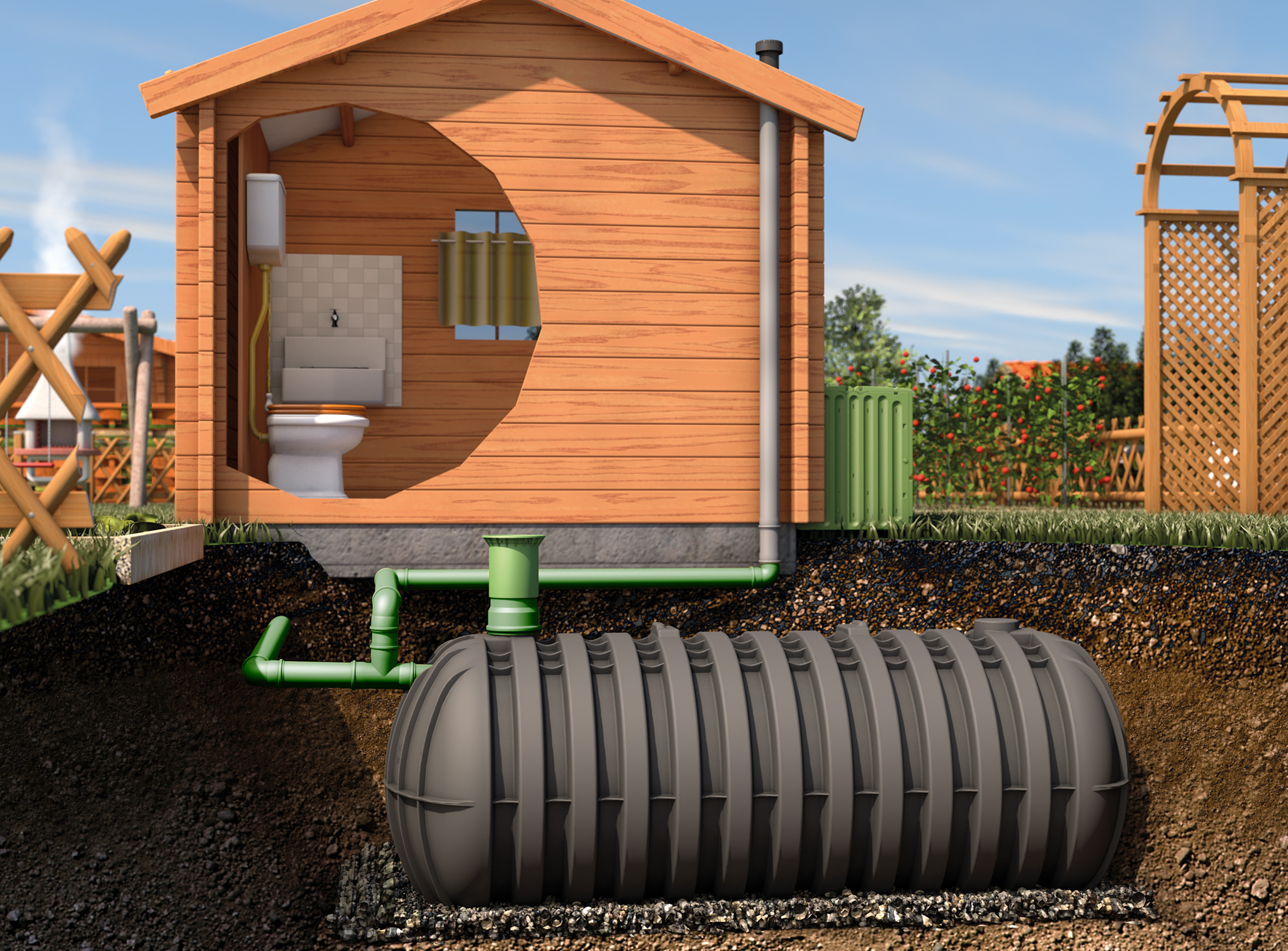 STABILUS Sammelgrube 3000L 1 STABILUS Sammelgrube 3000L