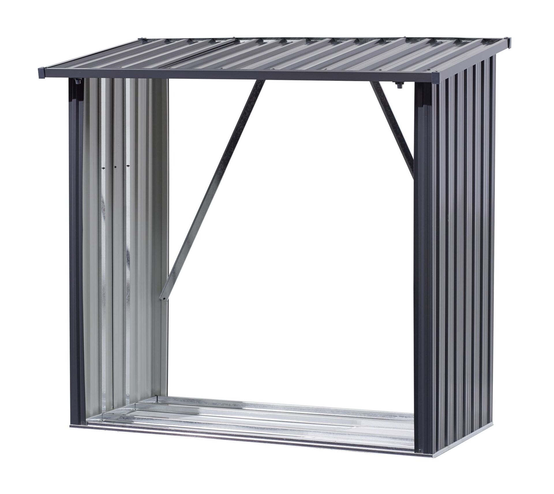 Metall-Kaminholzregal 1 Metall-Kaminholzregal