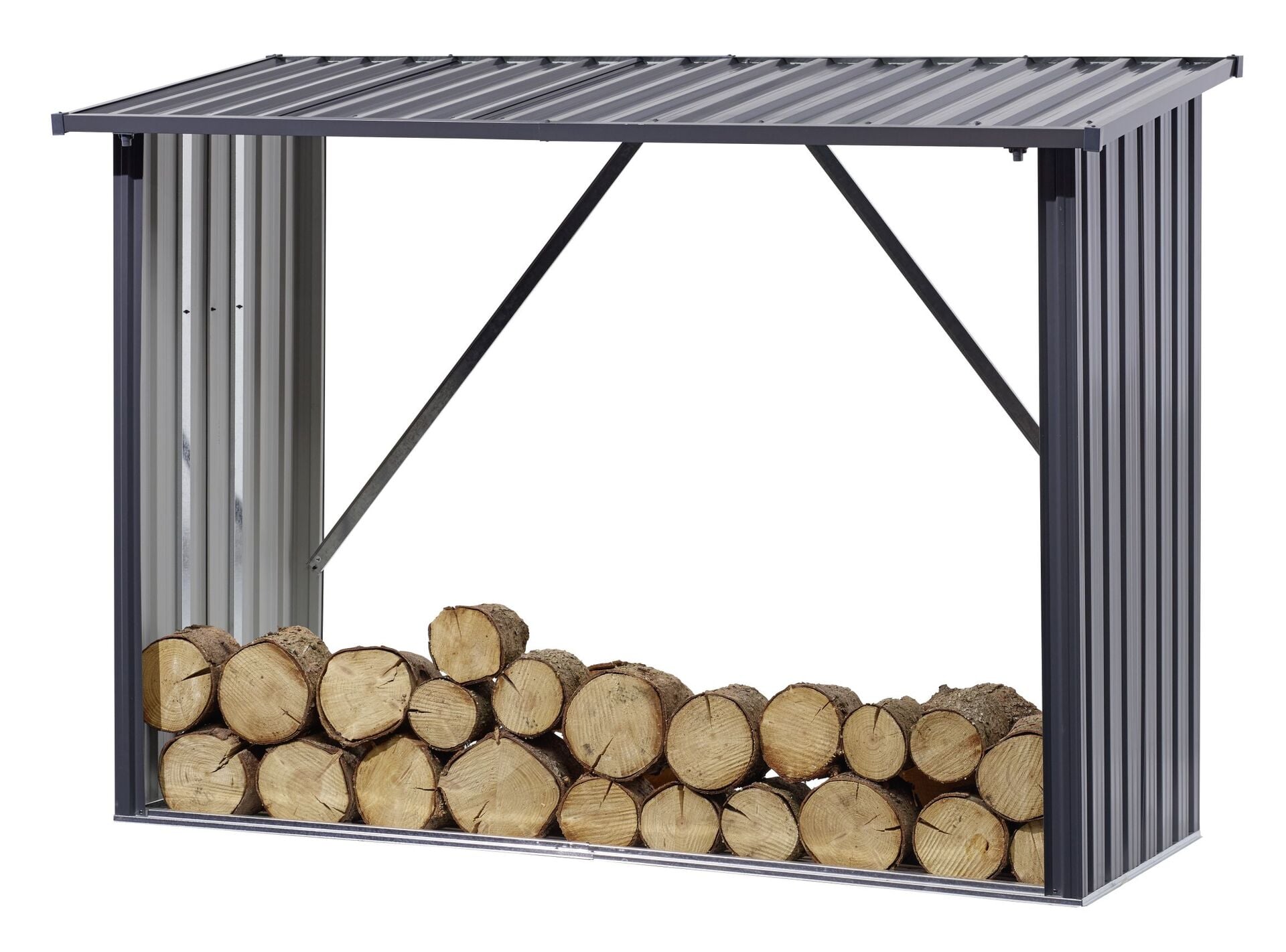 Metall-Kaminholzregal 1 Metall-Kaminholzregal