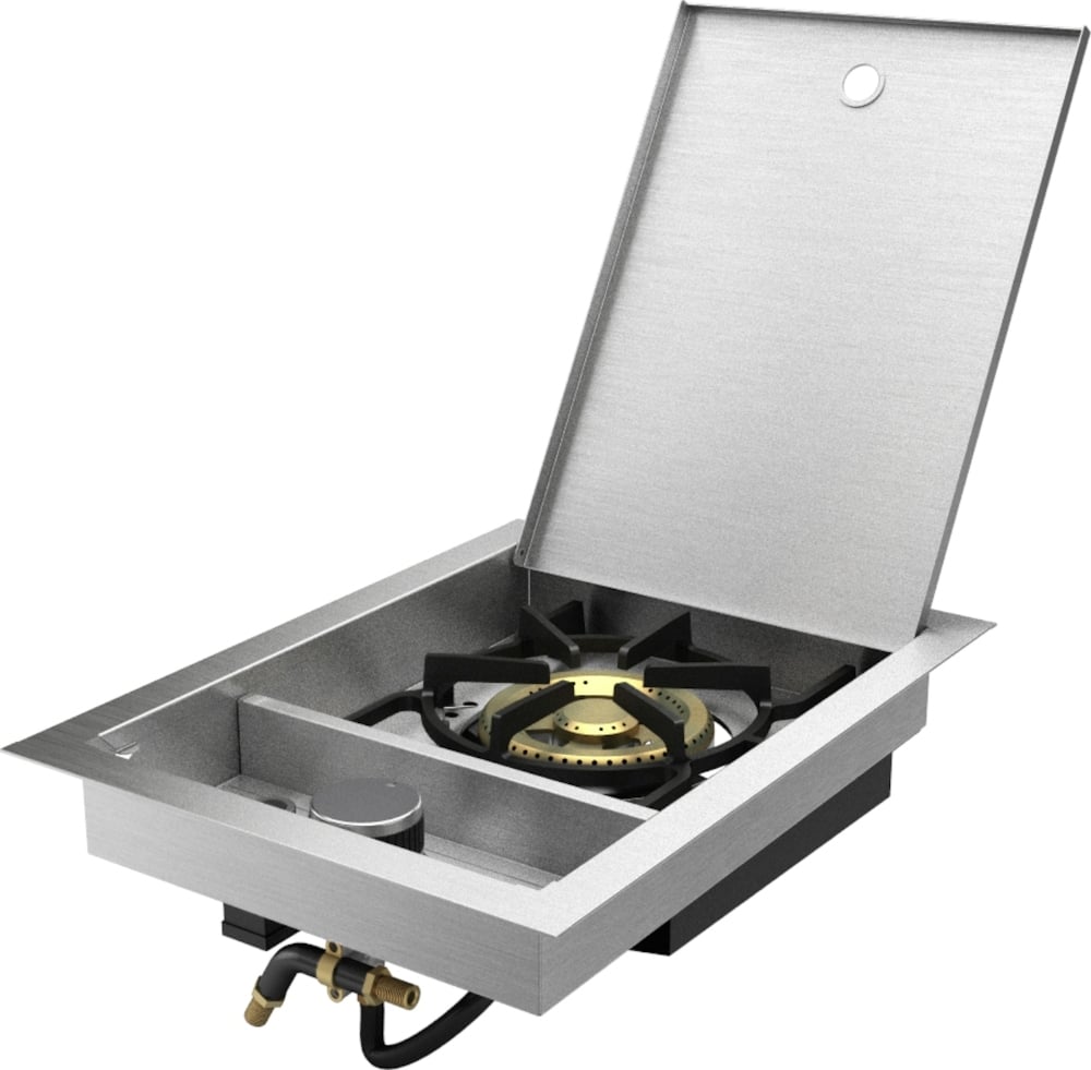 Einbau-Gasgrill Seitenkocher Element 1 Einbau-Gasgrill Seitenkocher Element