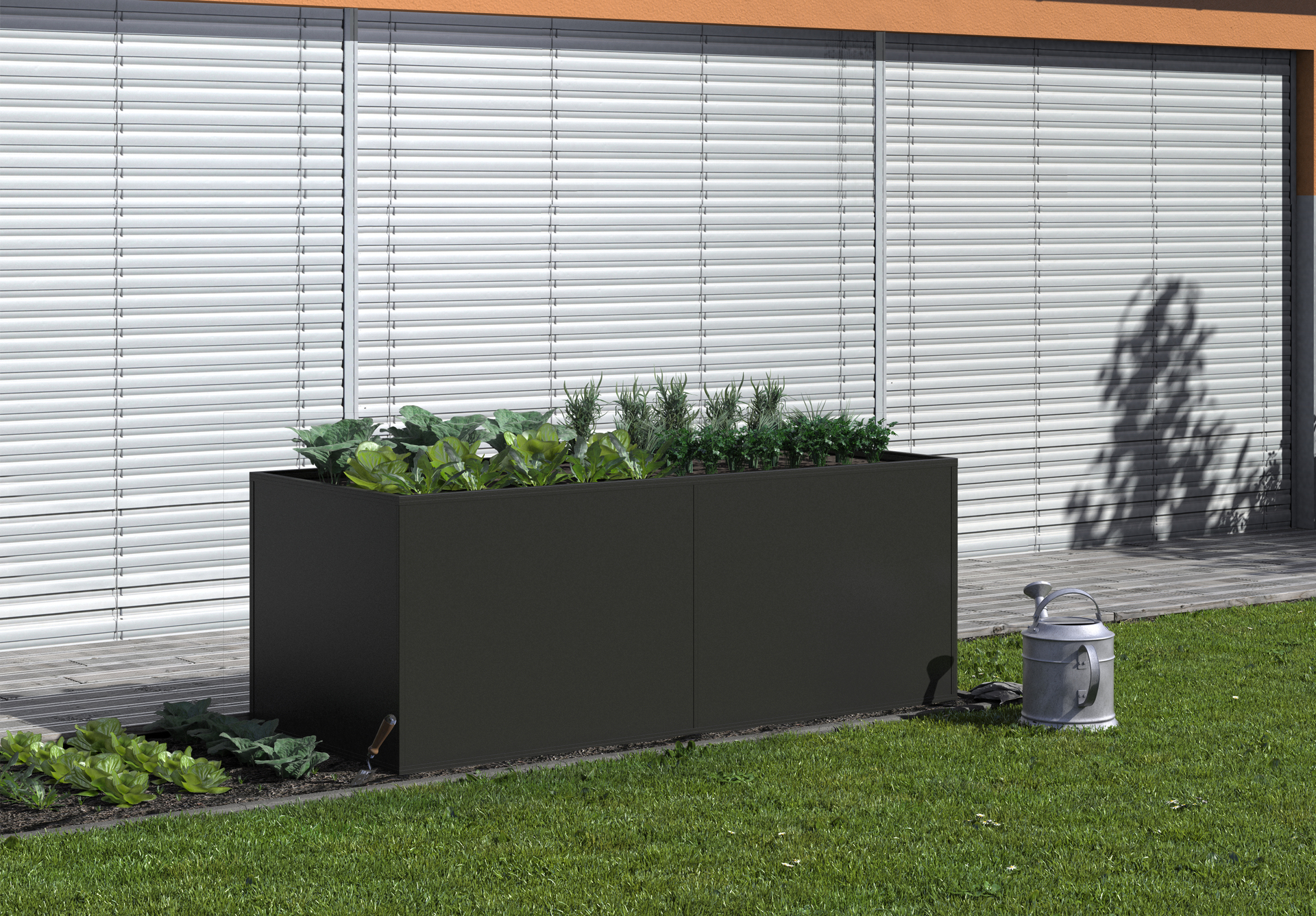 Aluminium-Hochbeet, Profilsystem 1 Aluminium-Hochbeet, Profilsystem