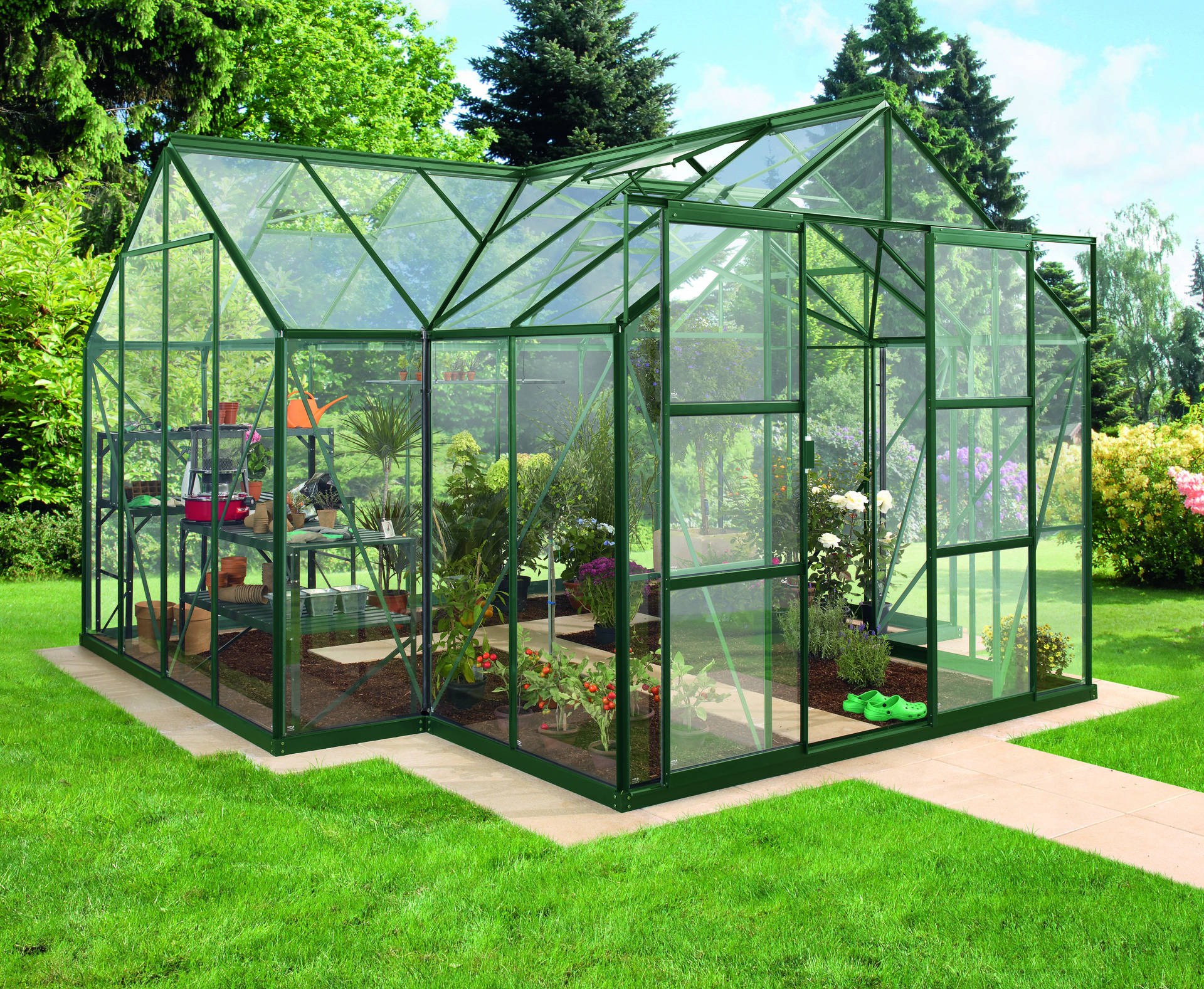 Gewächshaus Sirona ESG 3mm 1 Gewächshaus Sirona ESG 3mm