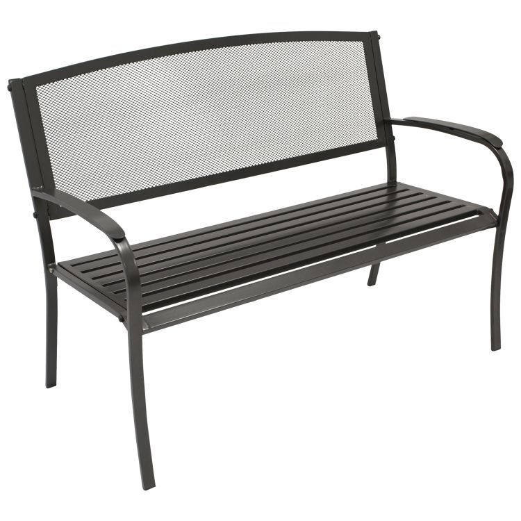 Gartenbank 2-Sitzer Streckmetall 1 Gartenbank 2-Sitzer Streckmetall