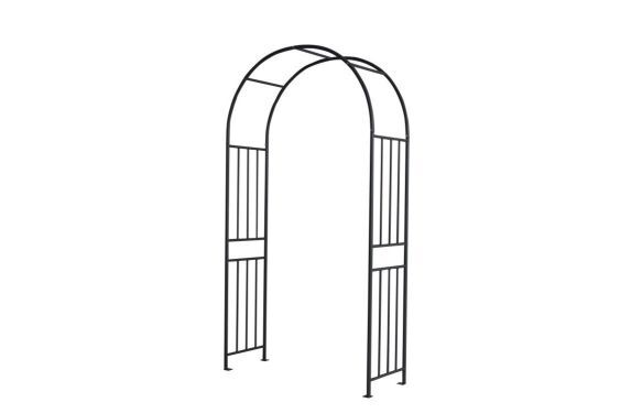 Rosenbogen 220x120cm Metall 1 Rosenbogen 220x120cm Metall