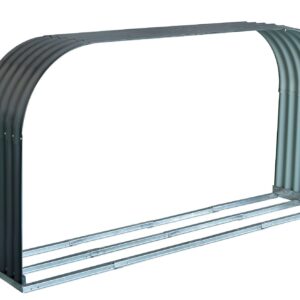 Holzunterstand mit Flachbogen