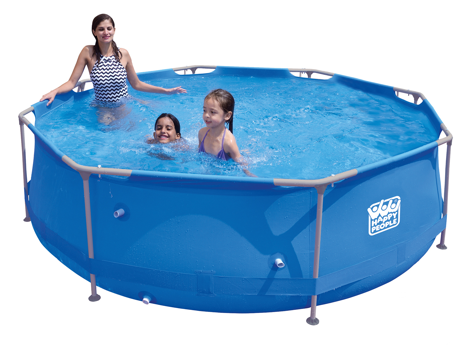 Stahlrahmenpool-Set mit Filterpumpe, blau 1 Stahlrahmenpool-Set mit Filterpumpe, blau