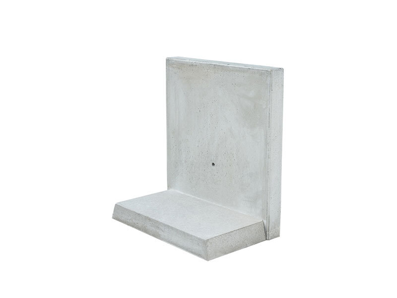 L-Stein bewehrt, 12cm, grau 1 L-Stein bewehrt, 12cm, grau