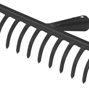 Gartenrechen schwarz