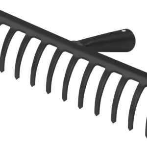 Gartenrechen schwarz