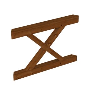 Brüstung Andreaskreuz Nancy