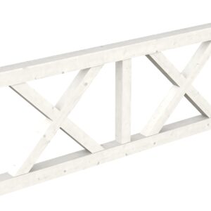 Brüstung Andreaskreuz