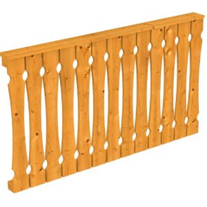 Brüstung Balkonschalung Fichte