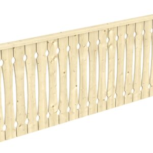 Brüstung Balkonschalung Fichte