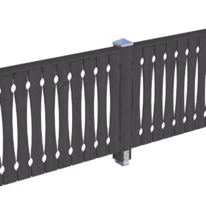 Brüstung Balkonschalung Fichte