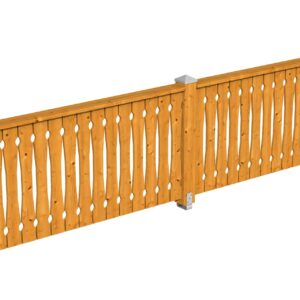 Brüstung Balkonschalung Fichte