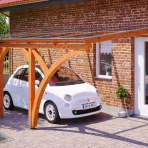 Carport Eifel mit Bogen 300 x 541cm