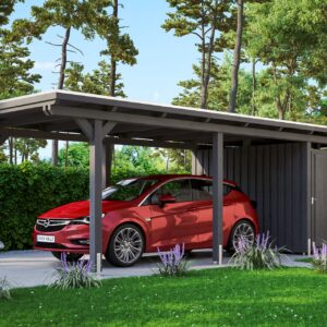 Carport Emsland m. Abstellraum