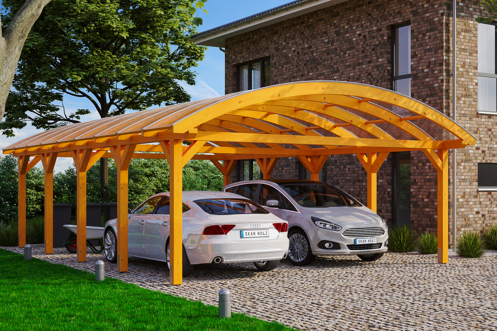 Carport Franken Leimholz 1 Carport Franken Leimholz