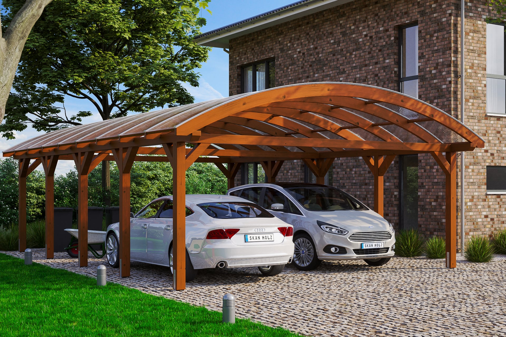 Carport Franken Leimholz 1 Carport Franken Leimholz