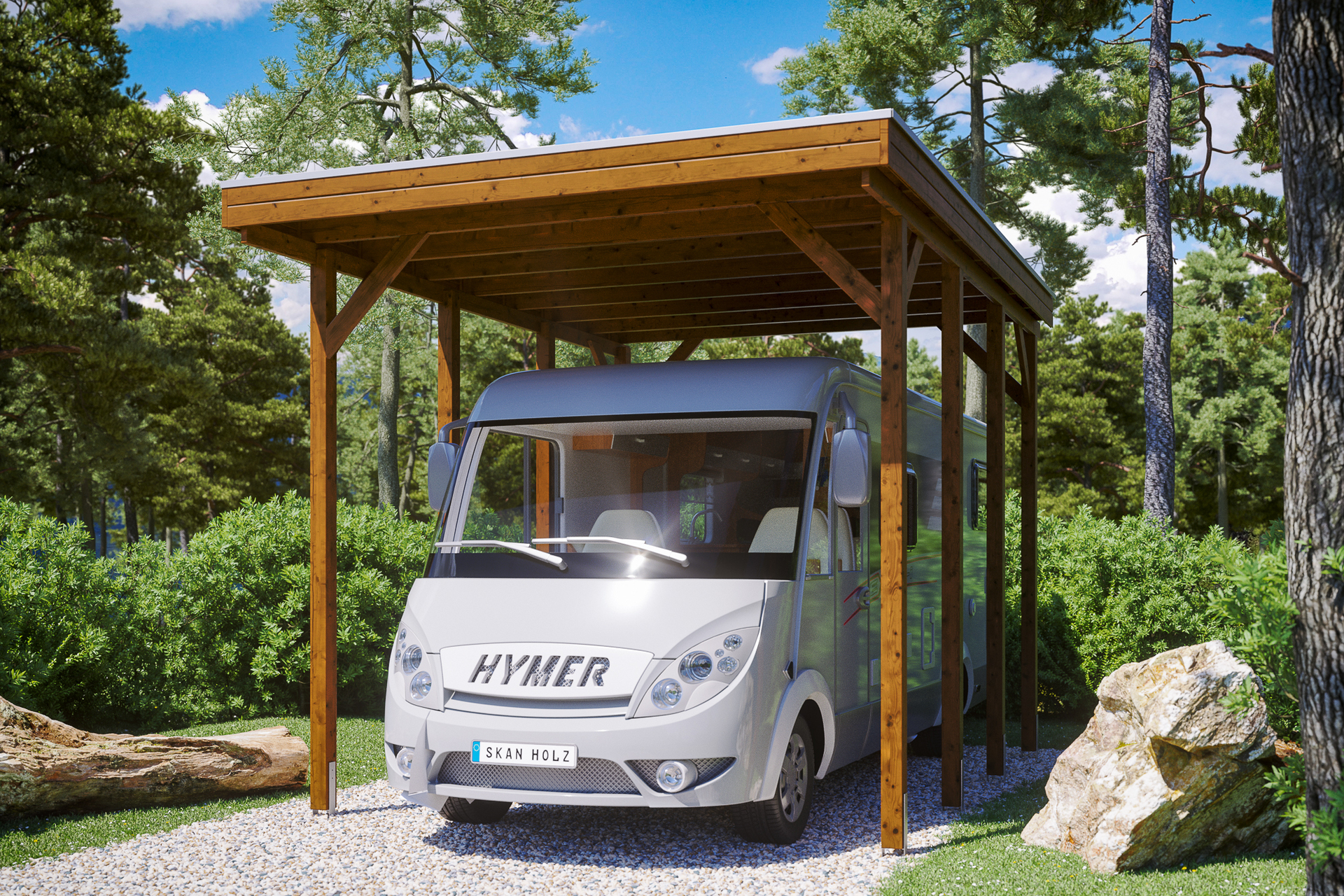 Caravan-Carport Friesland 1 Caravan-Carport Friesland