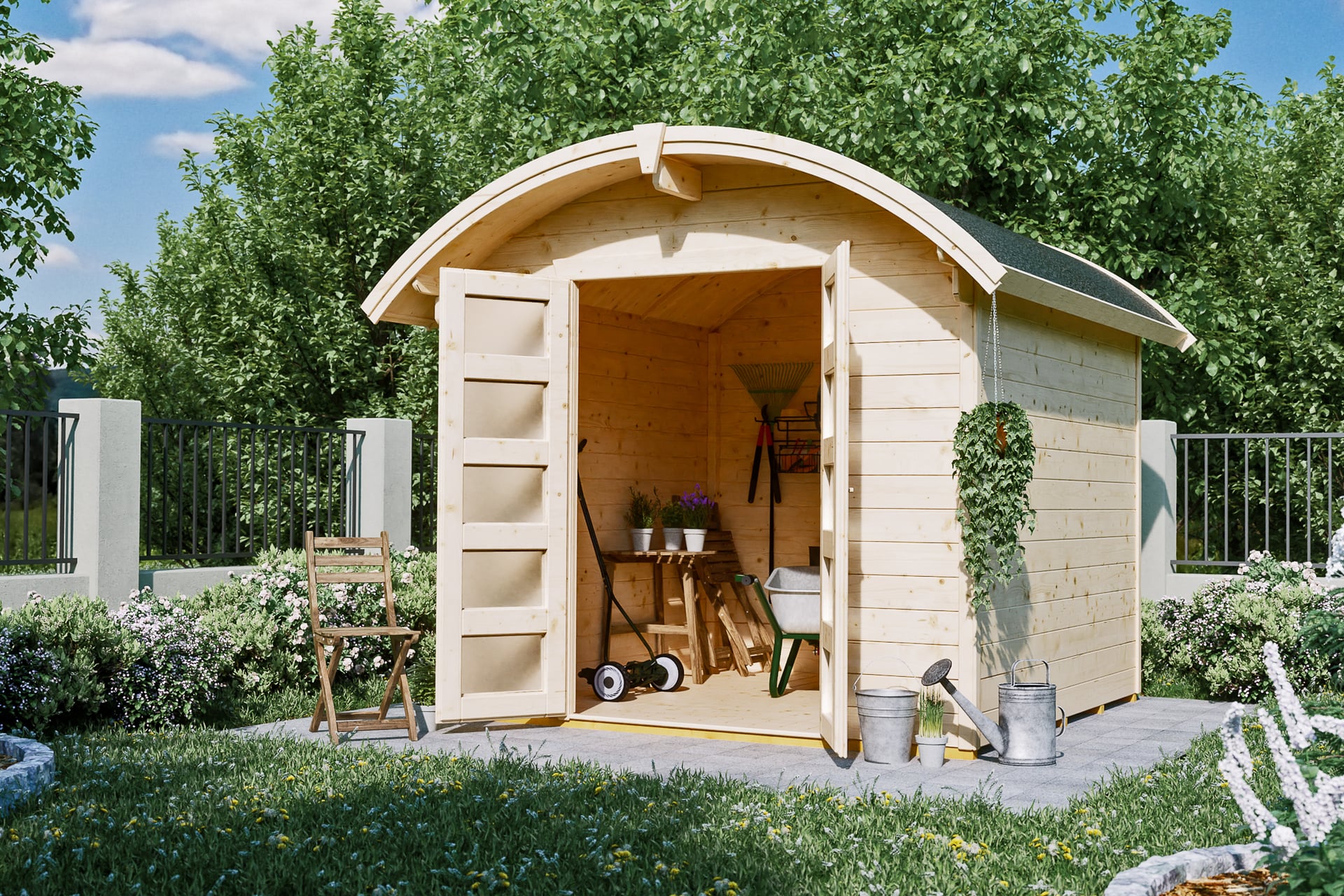 Gartenhaus Delft, 28mm 250 x 250cm 1 Gartenhaus Delft, 28mm 250 x 250cm
