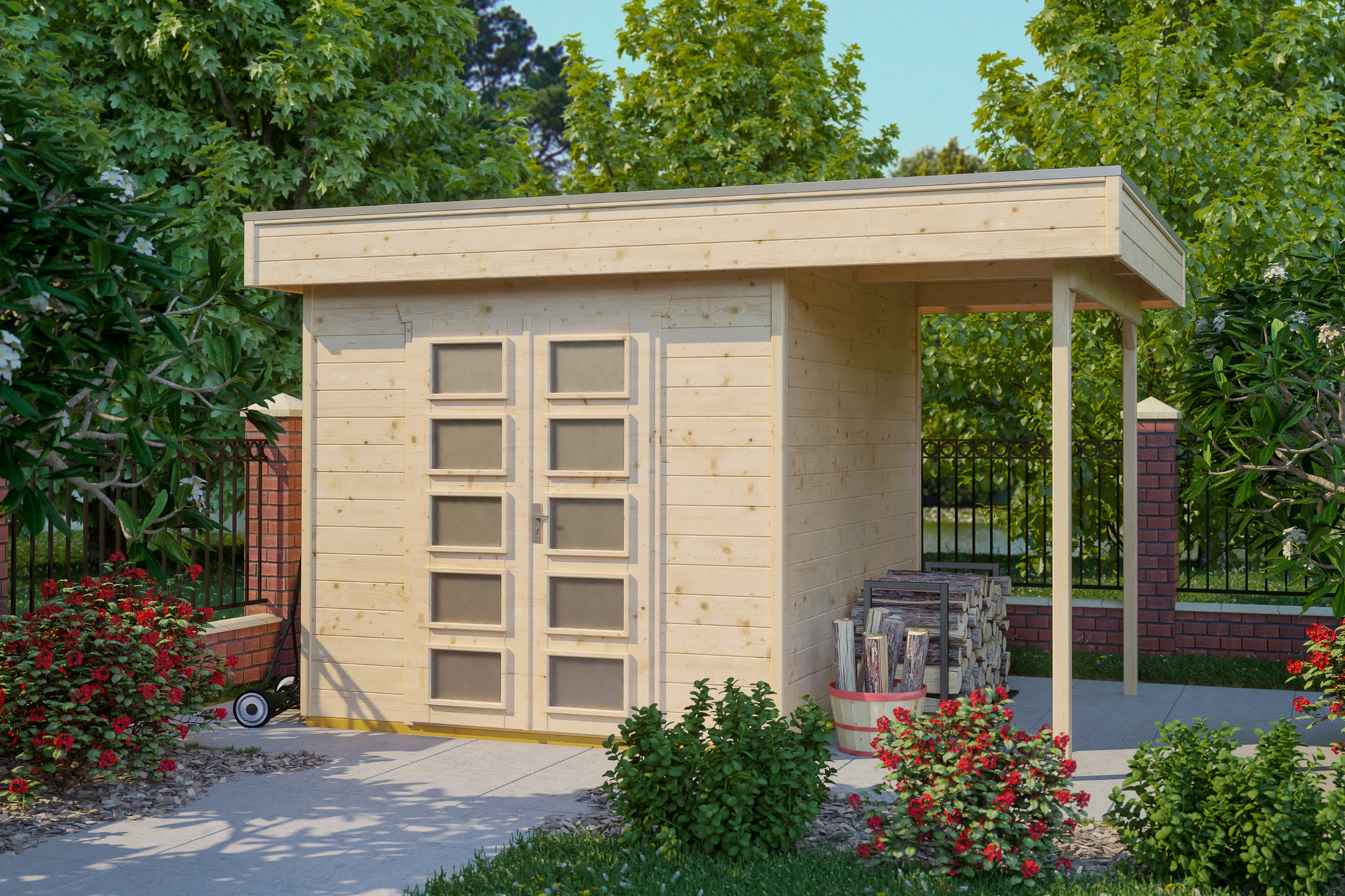 Gartenhaus Venlo 2, 380x250cm 1 Gartenhaus Venlo 2, 380x250cm