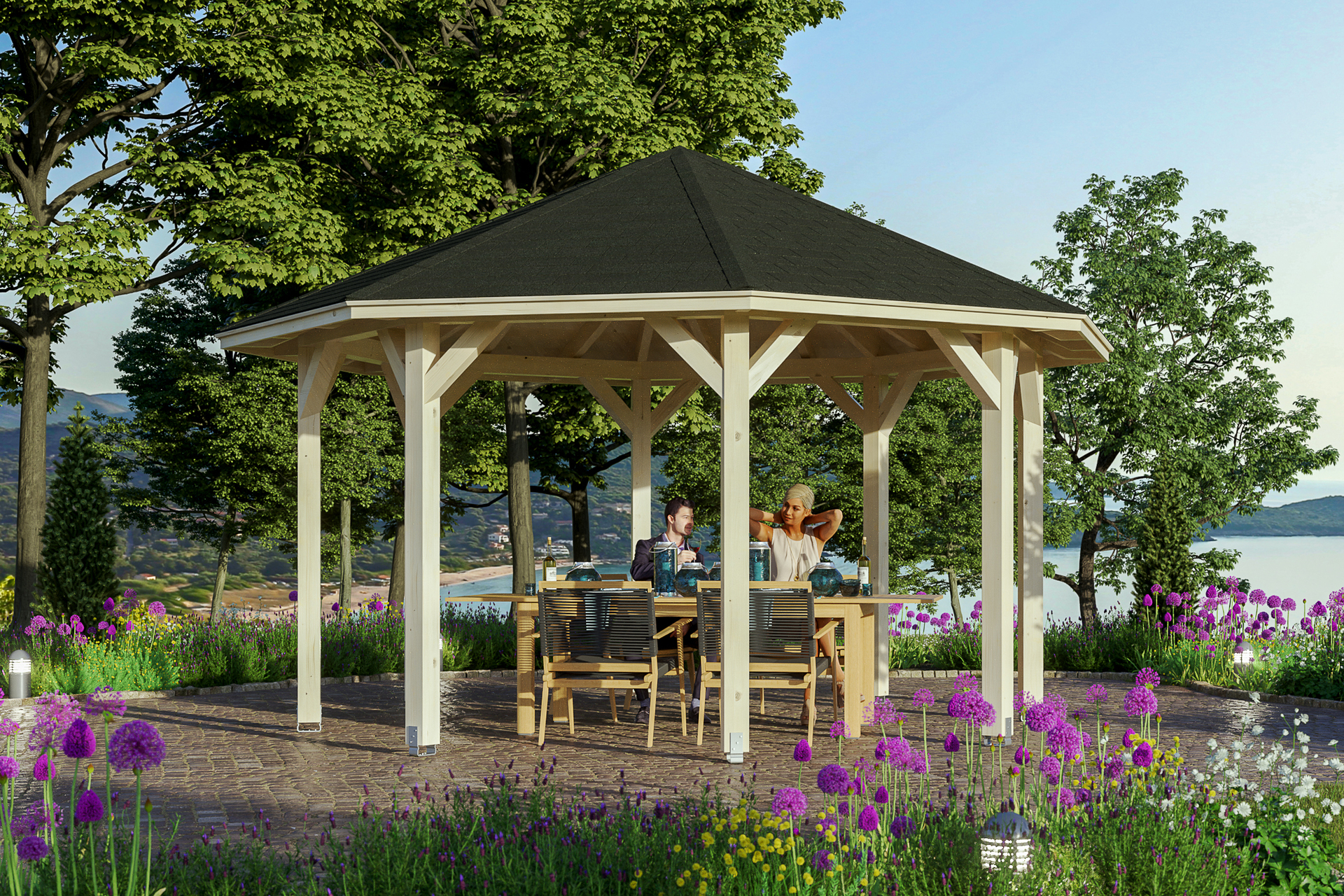 8-Eck Pavillon Nice 1 8-Eck Pavillon Nice