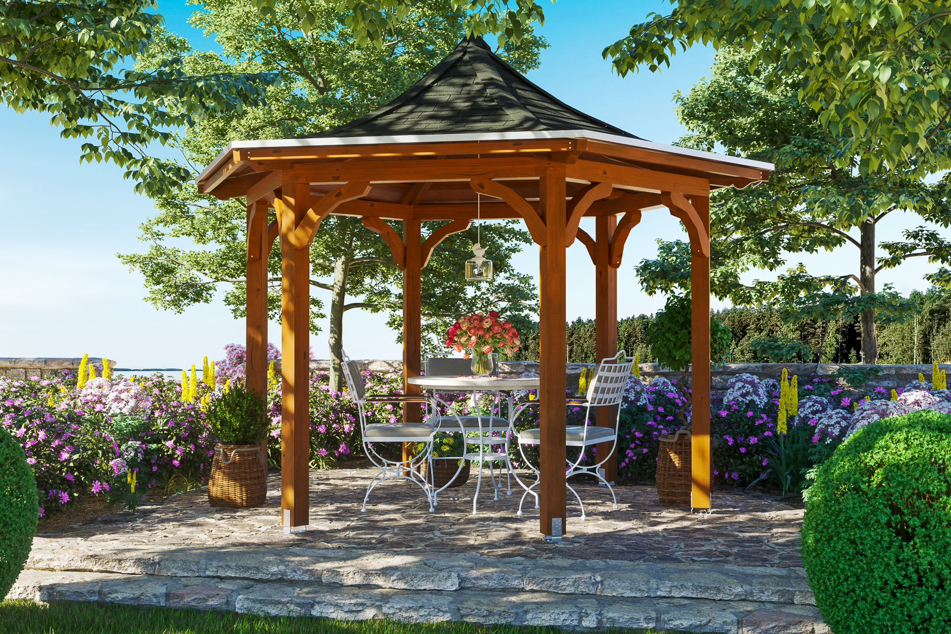 6-Eck Pavillon Versailles 1 6-Eck Pavillon Versailles