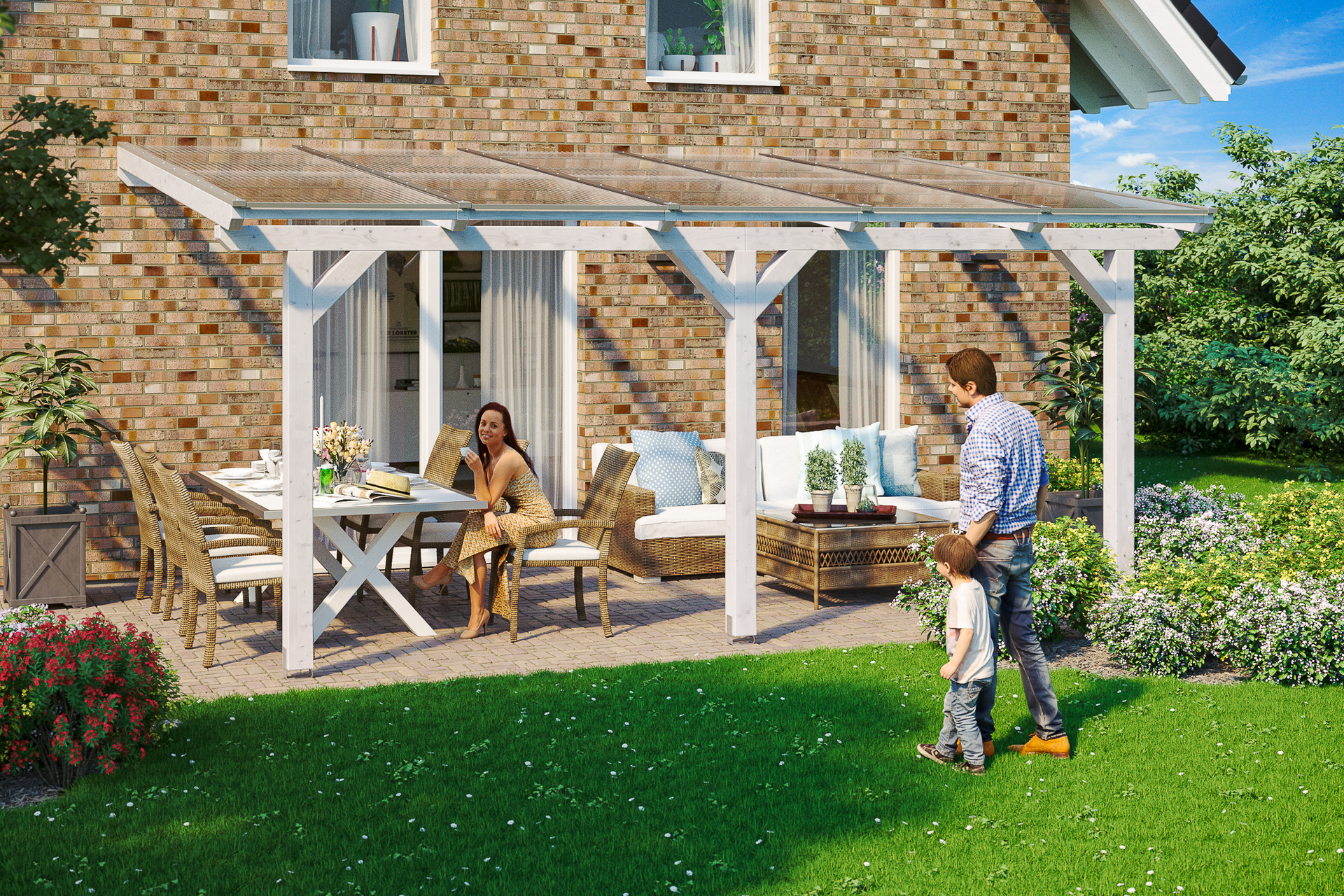 Terrassenüberdachung Andria 1 Terrassenüberdachung Andria