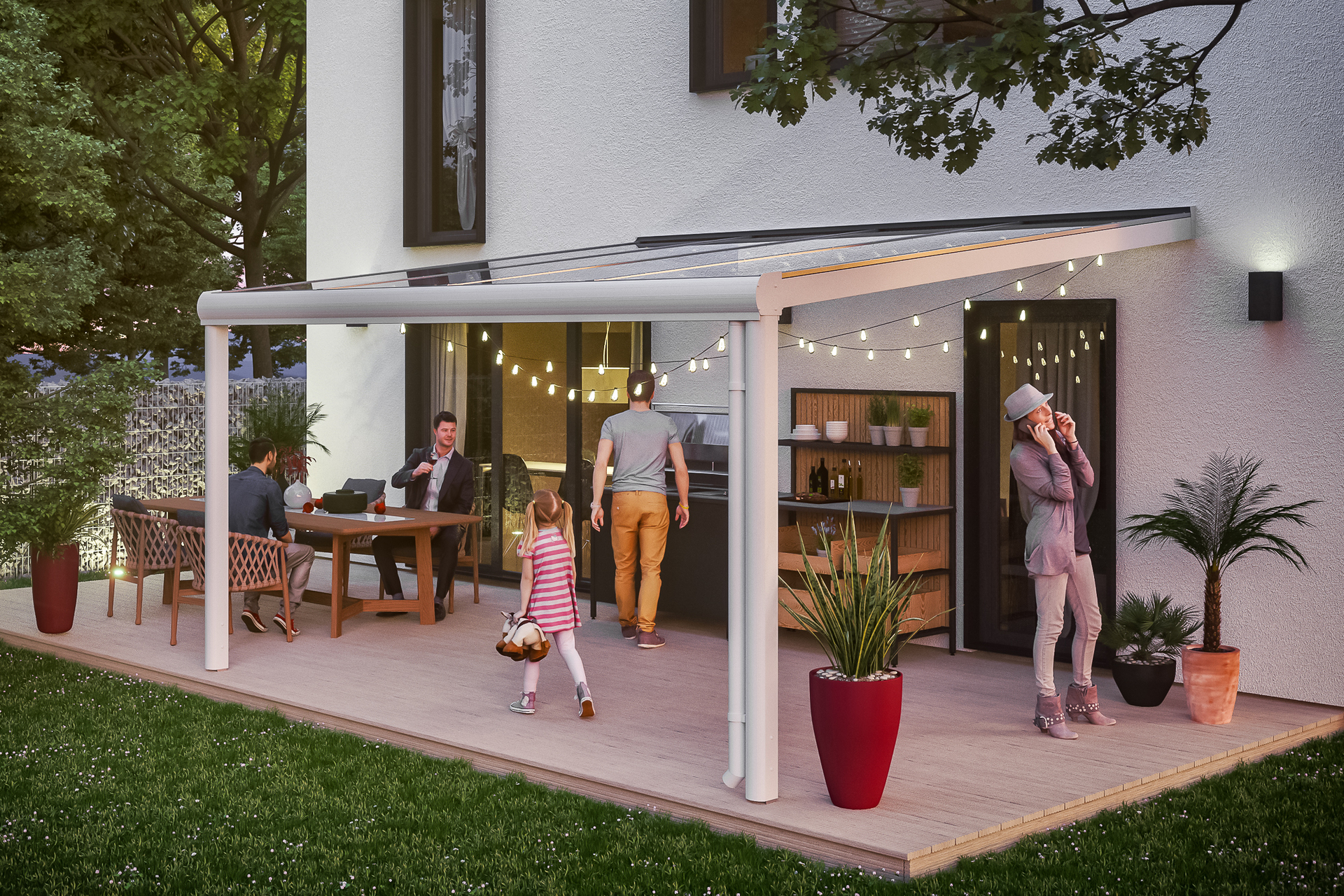 Terrassenüberdachung Garda 1 Terrassenüberdachung Garda